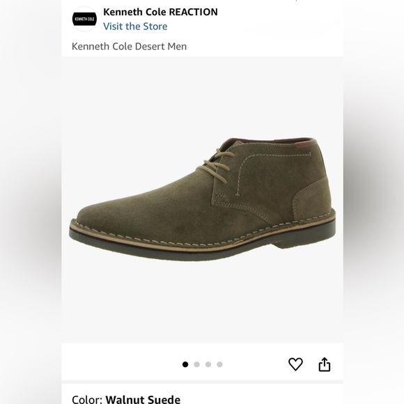 Kenneth Cole REACTION Suede Chukka Boot in Desert Wind size 11M main image 6